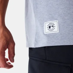 New Era Oakland Athletics MLB Rib Infill Grey Oversized T-Shirt