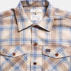 Nudie Jeans Co Vincent Board Shirt Beige