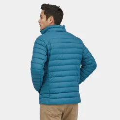 Patagonia Men's Down Sweater Jacket Wavy Blue