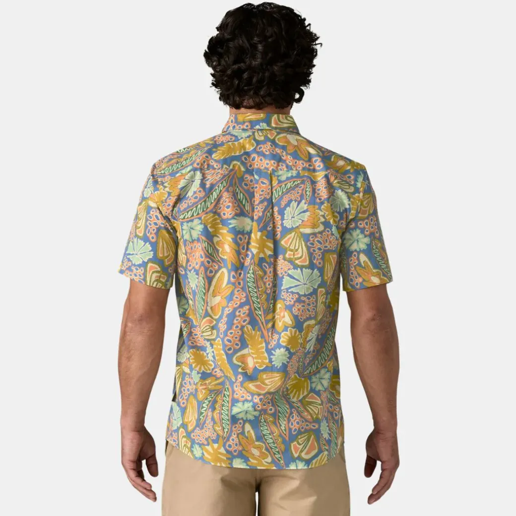 Patagonia Men's Go-To Lightweight Shirt Flourish: Abundant Blue