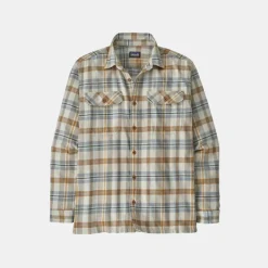 Patagonia Men's Long Sleeved Organic Cotton Midweight Fjord Flannel Sh