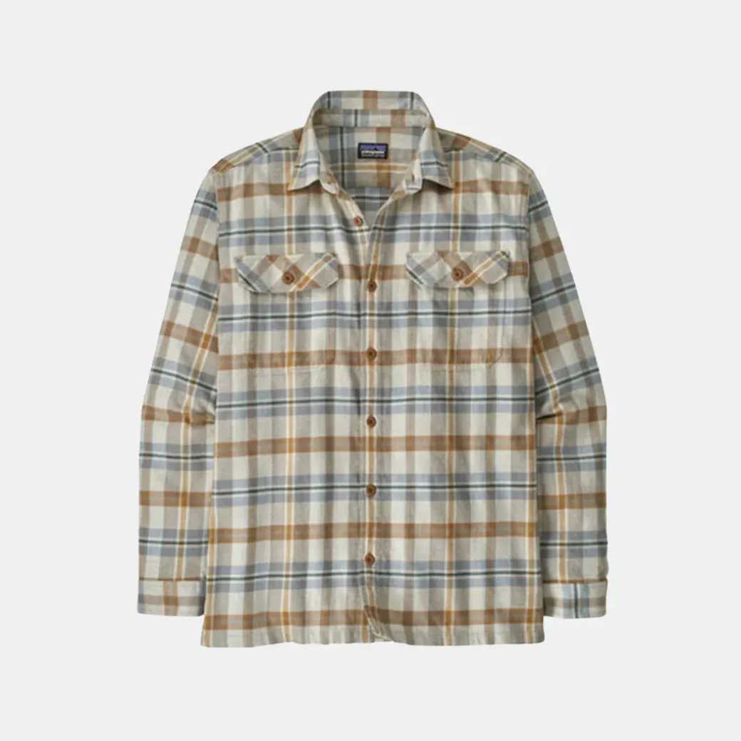 Patagonia Men's Long Sleeved Organic Cotton Midweight Fjord Flannel Sh