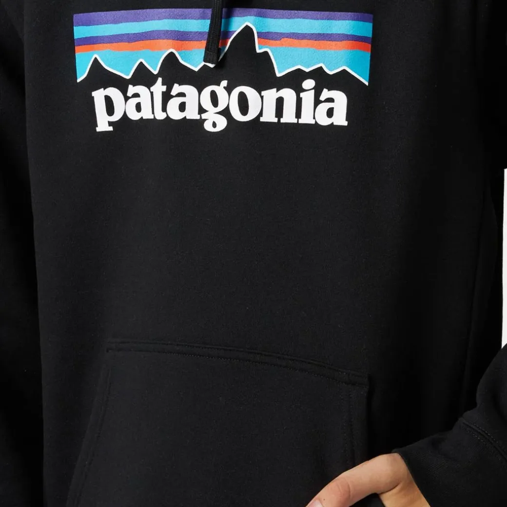 Patagonia P-6 Logo Uprisal Hoody Black