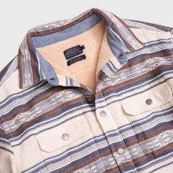 Pendleton Bay City Jacket Teddy Lining Satillo Stripe