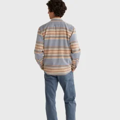 Pendleton Beach Shack Shirt Soft Indigo Stripe
