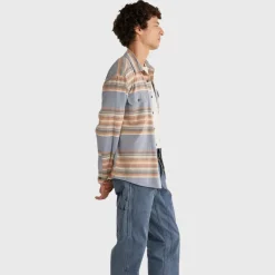 Pendleton Beach Shack Shirt Soft Indigo Stripe