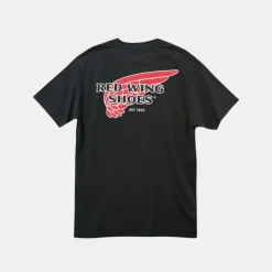 Red Wing Shoes T-Shirt 97611 Logo Black