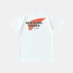 Red Wing Shoes T-Shirt 97610 Logo White
