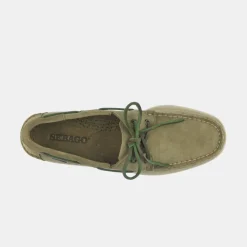 Sebago Portland Flesh Out Men's Green Military