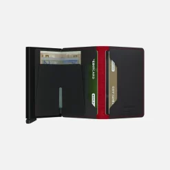 Secrid Slim Wallet Perforated Black Red