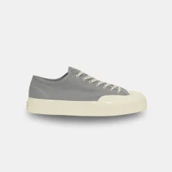 Superga Men's 2432 Works Low Cut Denim Yarm Dyed Grey Off White