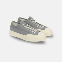 Superga Men's 2432 Works Low Cut Denim Yarm Dyed Grey Off White