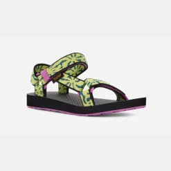 Teva Women's Original Universal Beach Floral Wild Lime