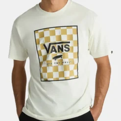 Vans Classic Print Box T-Shirt Marshmallow Black