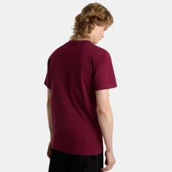 Vans Classic T-Shirt Burgundy White