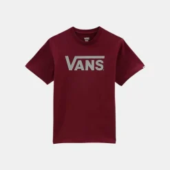 Vans Classic T-Shirt Burgundy Grey
