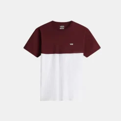 Vans Colorblock T-Shirt White & Port Roya