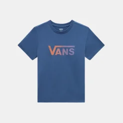 Vans Drop V SS Crew T-Shirt Bijou Blue