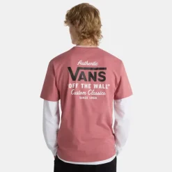 Vans Holder St Classic T-Shirt Whitered Rose Black