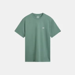 Vans Left Chest Logo T-Shirt Men's Iceberg Green