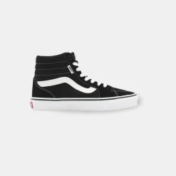 Vans Men's Filmore Hi Suede Canvas Black White