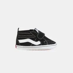 Vans Sk8-Hi Crib Baby Black & True White