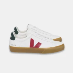 Veja Men's Campo Leather Extra White Pekin Poker