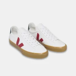 Veja Men's Campo Leather Extra White Pekin Poker