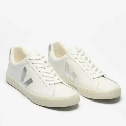 Veja Women's Esplar Leather White Silver