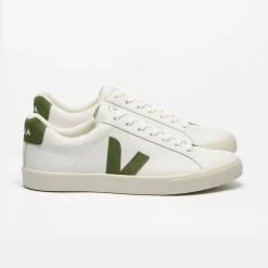 Veja Women's Esplar Leather White Kiwi