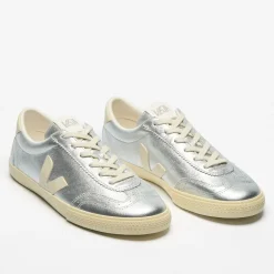 Veja Women's Volley Leather Silver Pierre