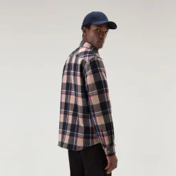 Woolrich Alaskan Melton Overshirt Men's Sand Check