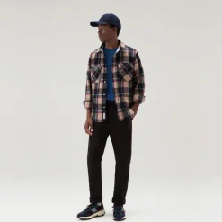 Woolrich Alaskan Melton Overshirt Men's Sand Check