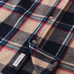 Woolrich Alaskan Melton Overshirt Men's Sand Check