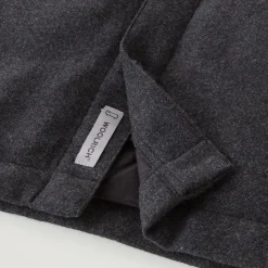 Woolrich Alaskan Wool Overshirt Men's Charcoal Melange