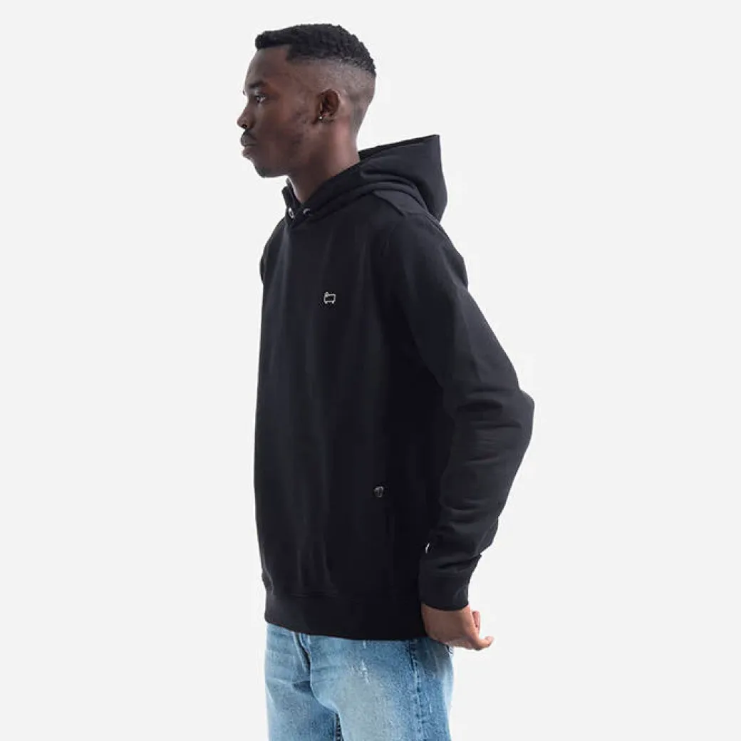 Woolrich American Fleece Hoodie Melton Blue