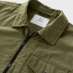 Woolrich Gabardine Overshirt Lake Olive