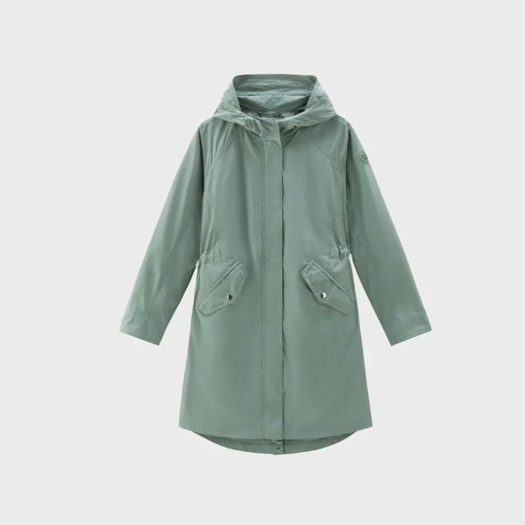 Woolrich Long Summer Parka Women's Sage