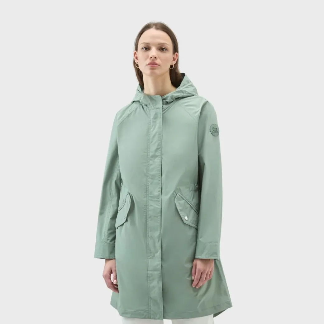 Woolrich Long Summer Parka Women's Sage