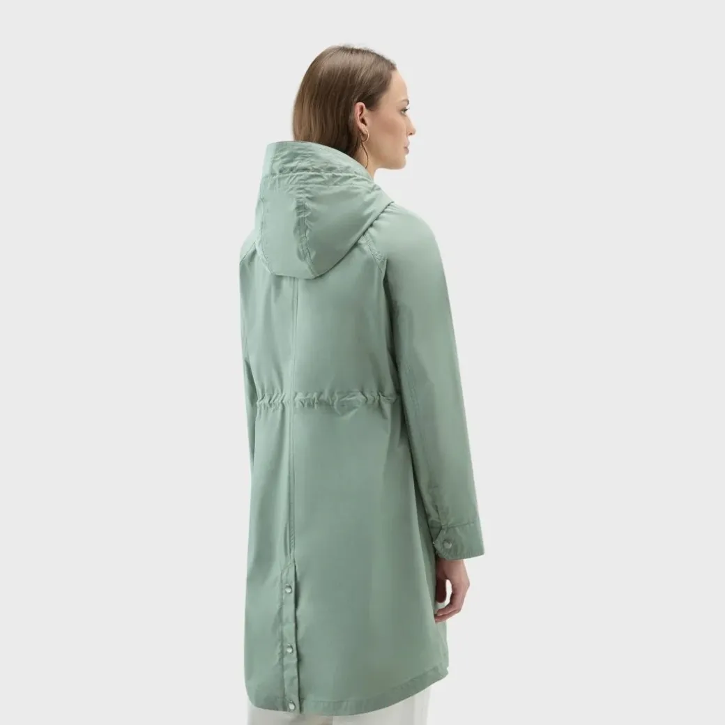 Woolrich Long Summer Parka Women's Sage
