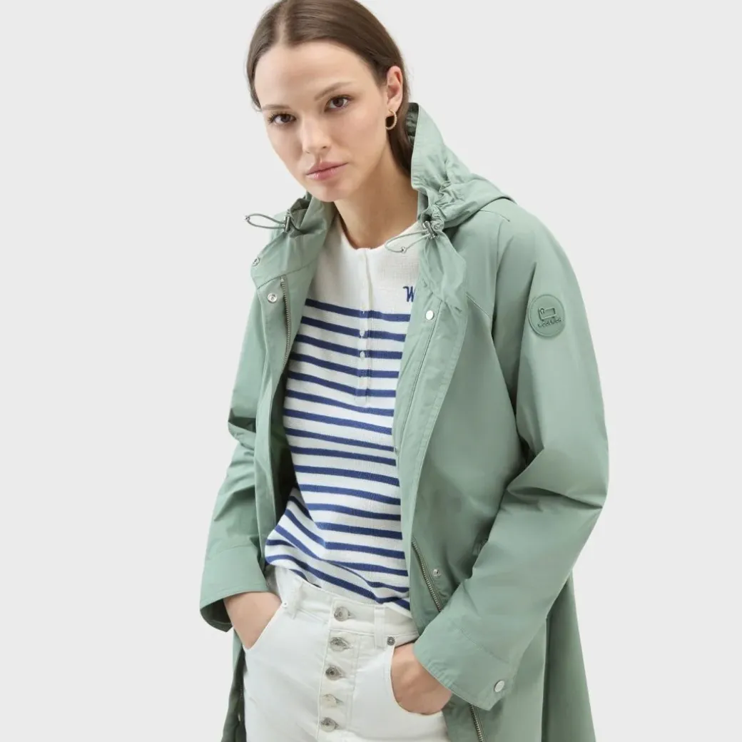 Woolrich Long Summer Parka Women's Sage