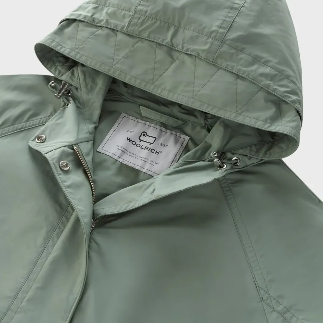 Woolrich Long Summer Parka Women's Sage