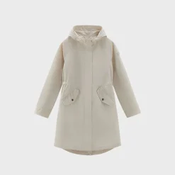 Woolrich Long Summer Parka Women's Light Oak