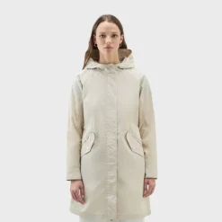 Woolrich Long Summer Parka Women's Light Oak