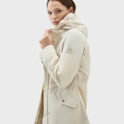 Woolrich Long Summer Parka Women's Light Oak