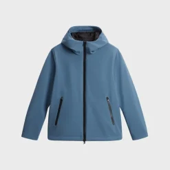 Woolrich Men's Pacific Jacket in Tech Softshell Bering Sea