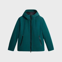 Woolrich Men's Pacific Jacket in Tech Softshell Ponderosa Pine